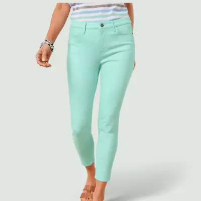 J. Crew Matchstick Mint Green Jean Ankle Pants Size 26 • $24