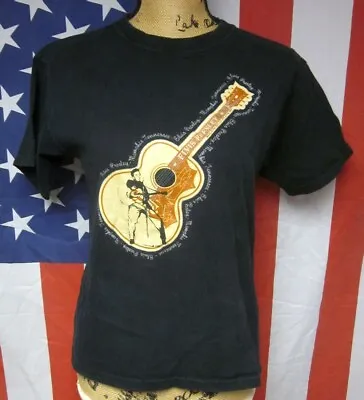 ELVIS PRESLEY Youth Med T Shirt Memphis Throwback Tennessee Guitar Gibson SJ-200 • $30