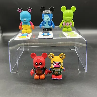 Disney Vinylmation Lot Of 5 Robot Mickey Disney Store 3  Cards (3) NO BOX • $10.89