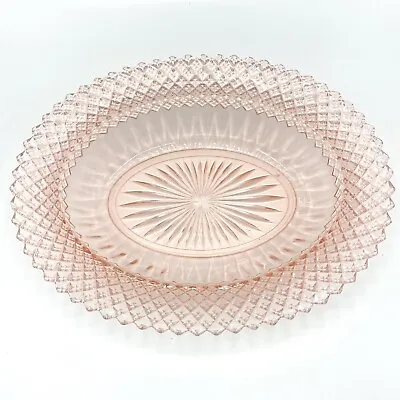 Vintage Anchor Hocking Miss America Pink Depression Glass Vegetable Serving Bowl • $24.99