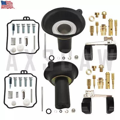 $19.39 • Buy 2 Sets Carburetor Repair Kit Rebuild Float For Yamaha XVS650 V-STAR 1998-2016