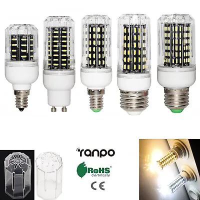 1x 5x 10x 10W 20W 30W LED Corn Bulb E26 E27 E12 E14 G9 GU10 4014 SMD Light Lamp • $61.87