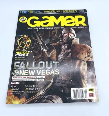 Gamer September 2010 Issue 02 Games Magazine Best Buy FALLOUT: NEW VEGAS - RARE • $14.95