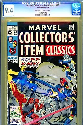 Marvel Collectors' Item Classics #20 CGC GRADED 9.4 - Early Reprints - 3rd HG • $139.50