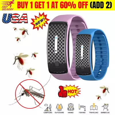 Ultrasonic Anti Mosquito Insect Pest Bug Repellent Repeller Bracelet Watch Wrist • $5.99