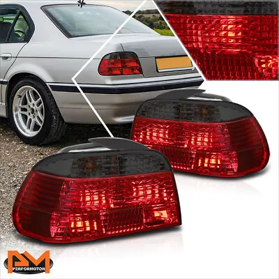 For 95-01 BMW 7-Series E38 Red/Smoked Lens Tail Brake Stop Lights Reverse Lamp • $98.89