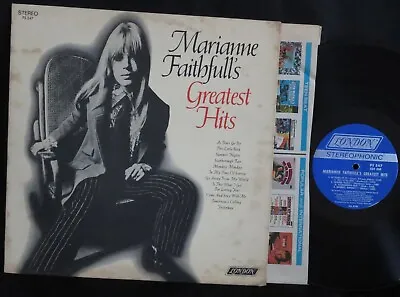 MARIANNE FAITHFULL Greatest Hits Stereo USA 1st Pressing Exc- LP Rolling Stones • $34.99