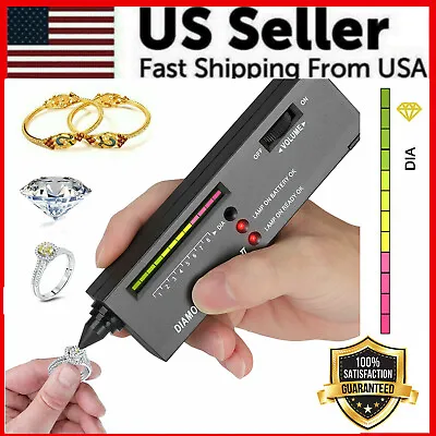 Portable Diamond Tester Selector Illuminated Jewelry Gemstone Testing Tool Kit • $13.69