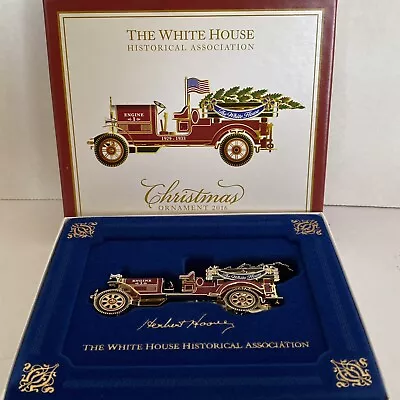 £24.35 • Buy 2016 White House Christmas Ornament Herbert Hoover Fire Engine Truck NIB M264
