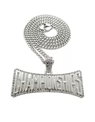 New Meek Mill CHAMPIONSHIPS Pendant With 3mm 24  Cuban Link Chain • $24.99