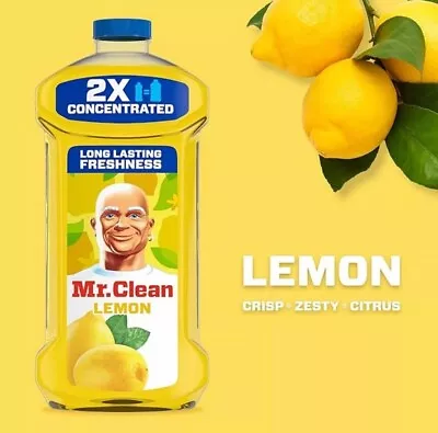 Mr. Clean Multi Surface Cleaner With Lemon Scent All Purpose Cleaner 41 Fl Oz • $17.50