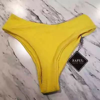 Zaful Yellow Bikini Bottoms Women's Size 6  • $9.50