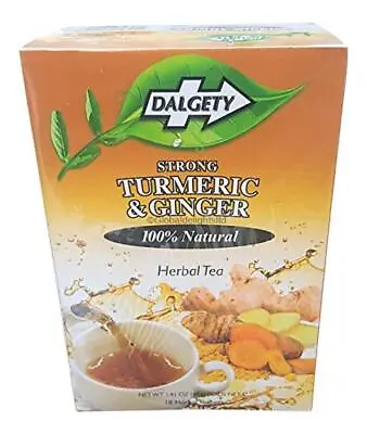 £7.45 • Buy 2 X Dalgety Strong Turmeric & Ginger Herbal Tea