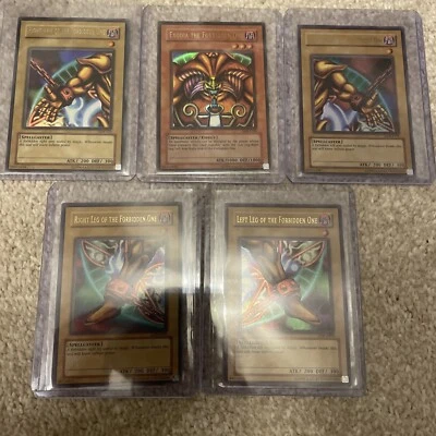 £85 • Buy Yugioh Exodia The Forbidden One LOB  Complete Set Original Not Reprint