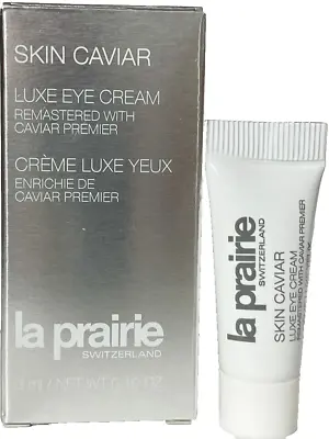 La Prairie Skin Caviar Luxe Eye Cream 3ml .10oz Caviar Premier New In Box • $17.95