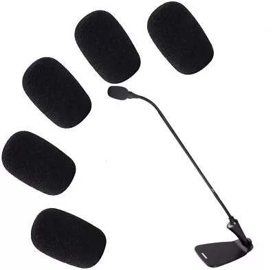 5 Pack Microphone Windscreen Cover Foam For Shure Cardioid Gooseneck Microphone • $6.99