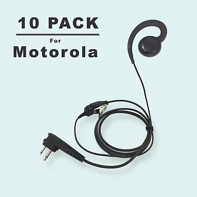 10x Swivel PTT Earpiece For Motorola RLN6423 HKLN4604 RDM2070D RMU2080 Mag BPR40 • $98