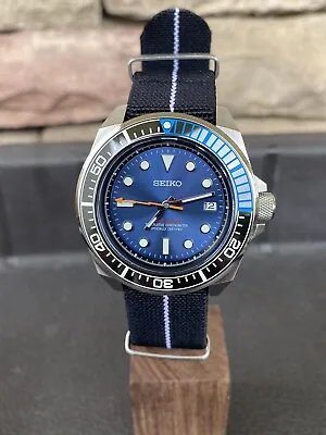 $219 • Buy Seiko Samurai Yacht Master Marine Divers Watch 44mm Automatic Custom