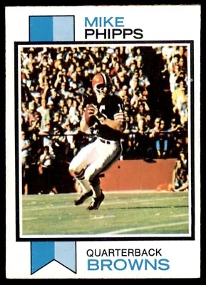 1973 Topps Football Cards Mike Phipps Cleveland Browns #229 • $5