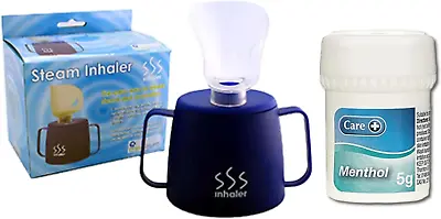 Medisure Steam Inhaler Cup With Menthol Crystals 5 Grams ( Care Brand Menthol) • £13