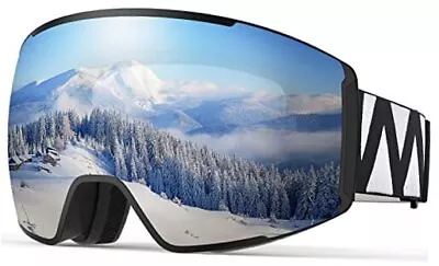  Ski Goggles Magnetic Lens - OTG Snowboard Goggles For Men Women A07-vlt10% • $59.98
