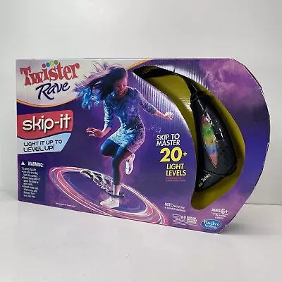 $29 • Buy Twister Rave Skip It Electronic Light Up Jump Hop Party Game Hasbro Game Outdoor