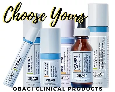 OBAGI CLINICAL FACE PRODUCTS - Disruptor/Cream/Serum - Choose Yours • £34.31