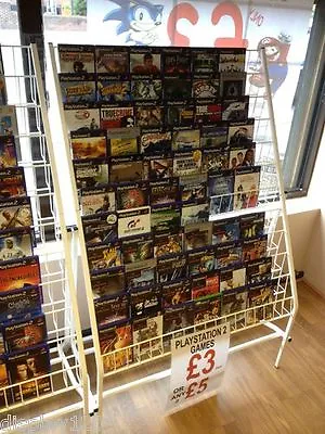 COMPUTER GAMES DVD BOOKS DISPLAY STAND CD Cards Magazine  Rack Book Stand  • £250