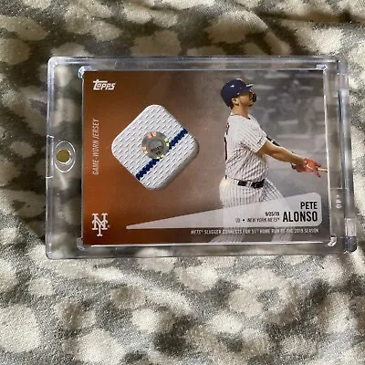 Pete Alonso Game Worn Jersey Card • $350