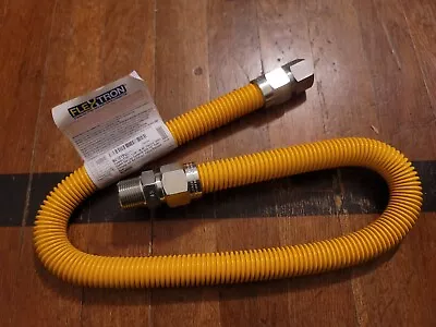 Flextron FTGC-YC-34-36P 36 Inch Flexible Epoxy Coated High BTU Gas Line New • $27.97