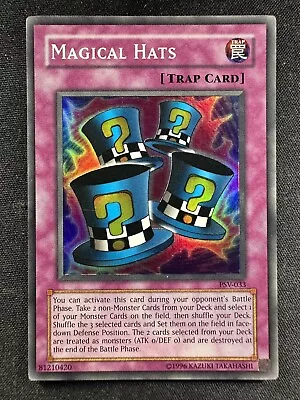 Yu-Gi-Oh! TCG PSV-033 Magical Hats Unlimited Super Rare Trap LP • $4.99