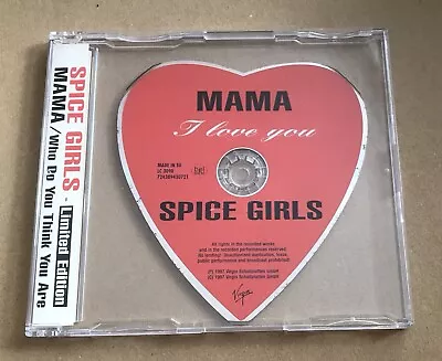 Spice Girls Mama I Love You Mega Rare Heart Shape CD Single Girlpower 1997 • £19.99