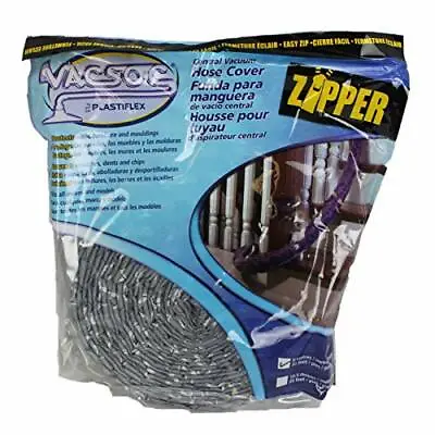 $57.32 • Buy Plastiflex VS-PZGY30, Central Vacuum 30 Foot, Gray Hose Sock With Zipper
