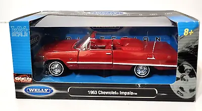 1:24 Scale 1963 Chevrolet Impala Convertible Welly Collection Vintage Diecast • $50