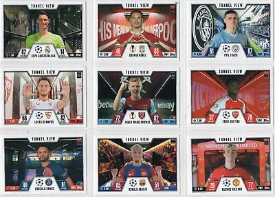 Match Attax Extra 2023/2024 Full Set Of 18 Tunnel View  Cards • £6.95