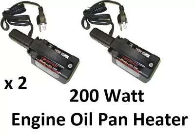 200W Engine Block Heater Magnetic 120V Auto Car Truck Oil Pan KAT'S Pair Of 2 Pc • $119.99