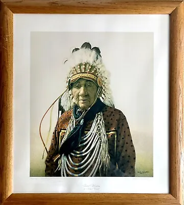 Michael Gnatek Tribal Wisdom Lithograph Indian Chief Native American A/P SIGNED • $127.46
