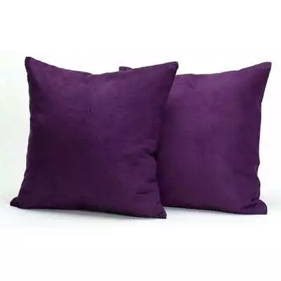 Deluxe Comfort Luxury Feather Solid Color Decorative Throw Pillow 16 X16  2 Pack • $32.18