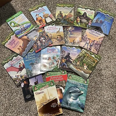 Magic Tree House Lot Of 19 Assorted Kids Chapter Books Complete Paperback -GOOD • $28