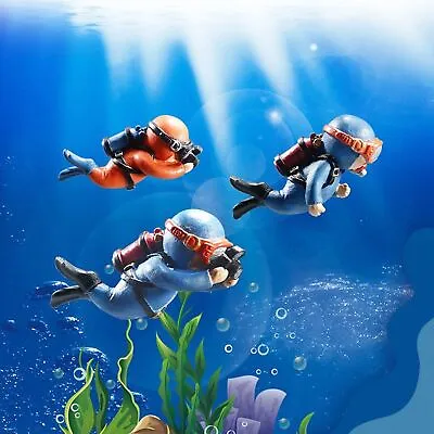 $12.58 • Buy  Aquarium Diver Floating Frogman For Fish Tank Air Action AU Ornament