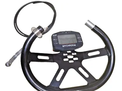 Custom Steering Wheel Aim Mychron 4 Hand Brake Thumb Throttle Go Kart Racing • $520