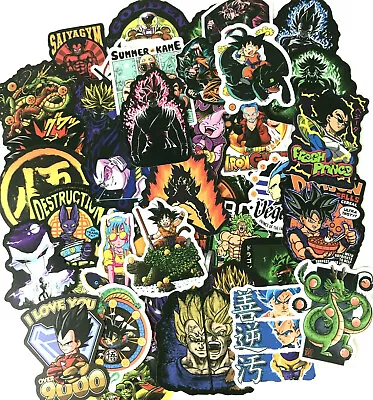 100pc Dragon Ball Z GT Super Laptop PS4 XBOX Phone Decal Character Sticker Pack • $12.99