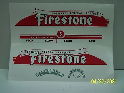 Vintage Firestone 5 HP Outboard Motor Complete Decal Set! • $48.99