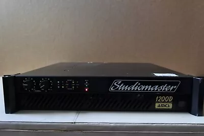 Studiomaster 1200D Two Channel Power Amplifier In Lovely Condition-1200 Watt • £129