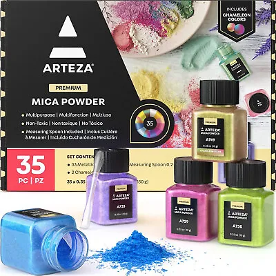 ARTEZA Mica Powder Set 35-Colors • $20.92