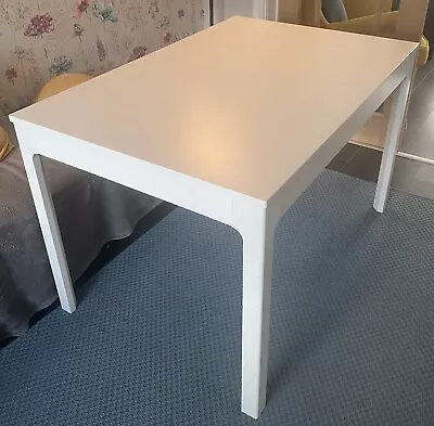 IKEA Dining Table Ekedalen Wooden White Extendable 120/180 By 80 Cm • £60