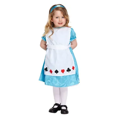 £11.99 • Buy Storybook Alice In Wonderland Girls Costume Toddler Baby  Fairytale Fancy Dress