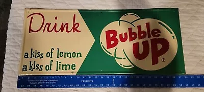 Bubble Up Soda 3491-M Vintage Tin Sign 28  X 12  • $1400