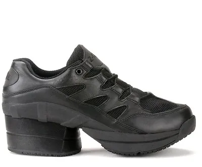 Z-Coil Freedom ENC MEN'S BLACK LEATHER & MESH WALK RUN WORK SHOE SIZE 12 • $270