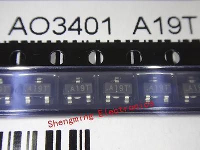 1000PCS AO3401 A19T SOT-23 P-Channel Mosfet Transistor • $16.50